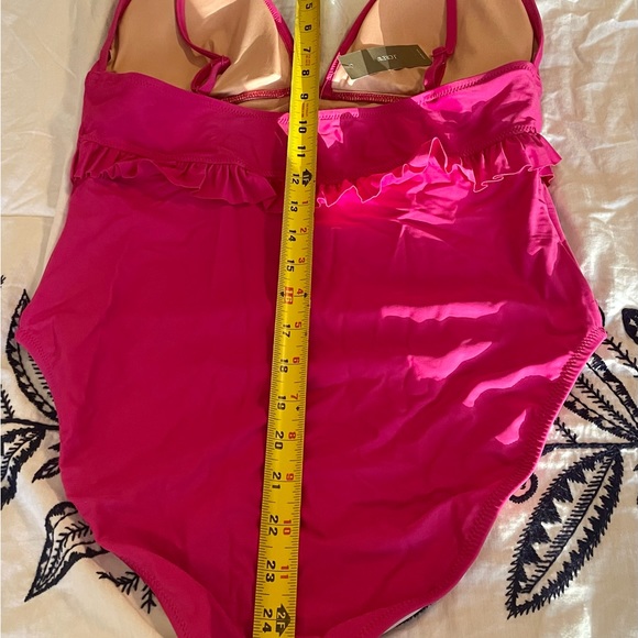 J.Crew one piece hot pink Swimsuit 💝 NWT 💝 - Picture 11 of 11
